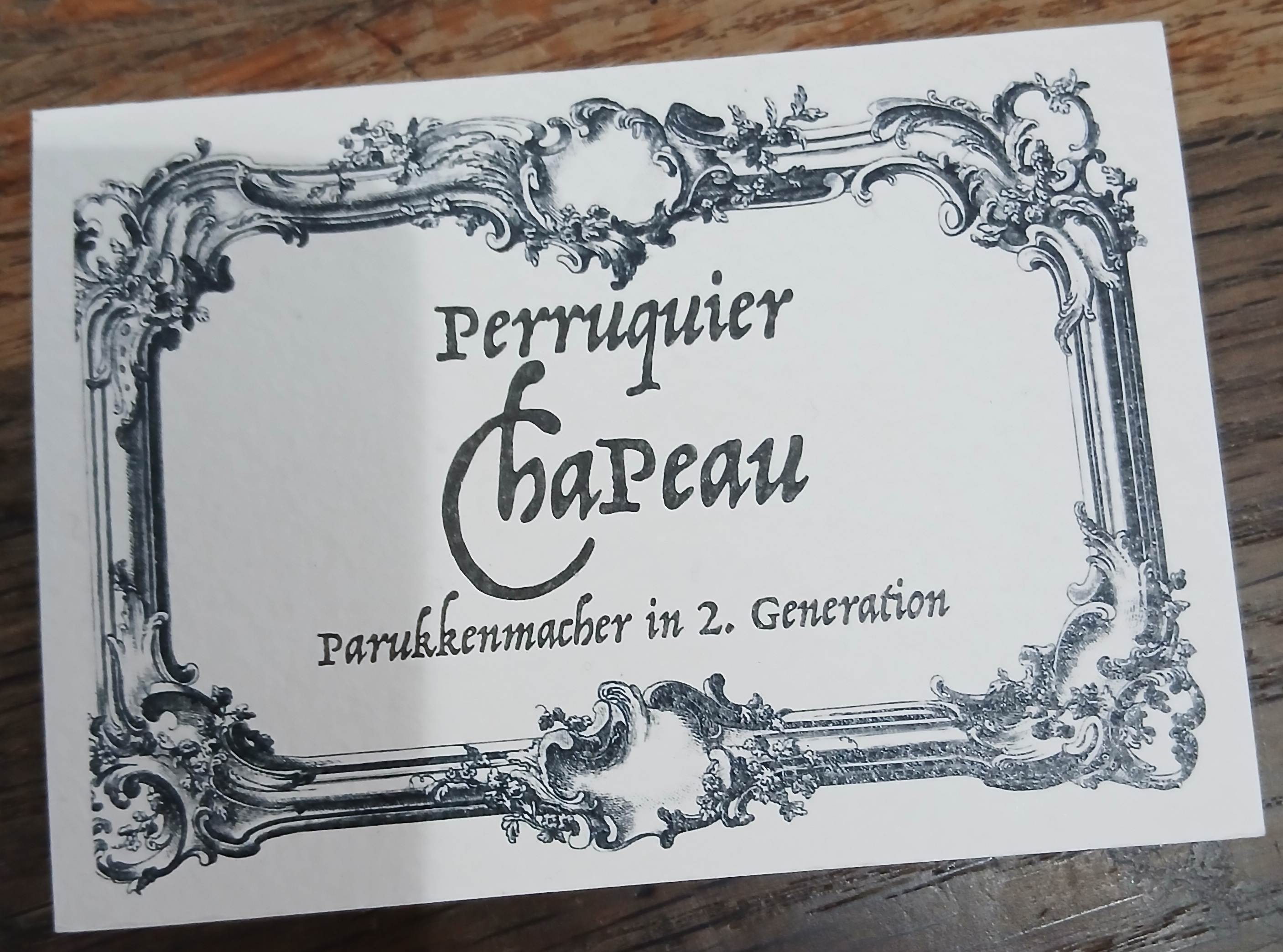 Perruquier ChaPeau