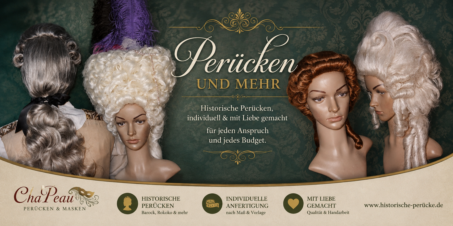 Historische Perücken – ChaPeau Gesamtkatalog